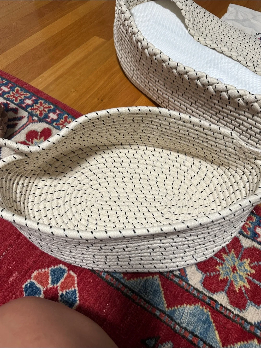 Baby changing basket